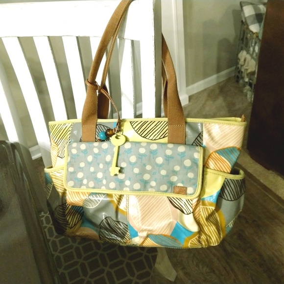 Fossil Vinyl Diaper bag - Picture 1 of 5